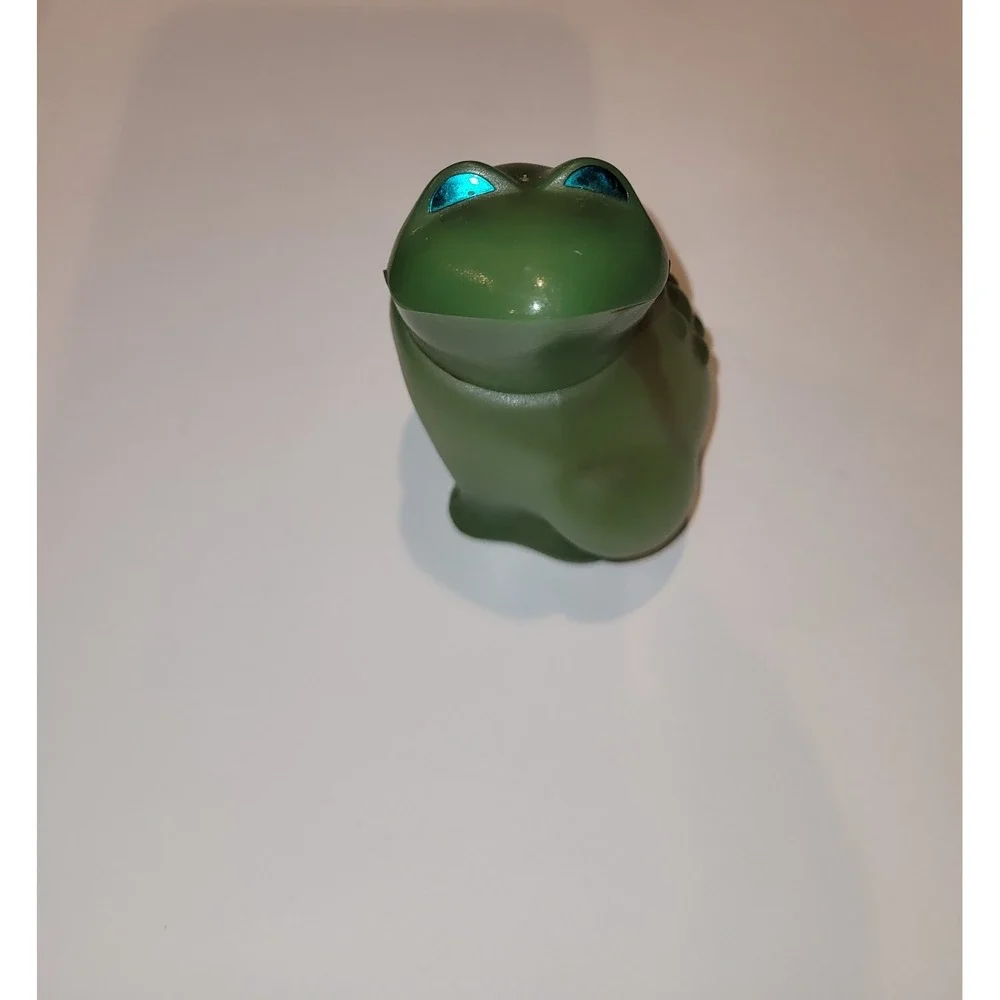 1970 Avon Bottle Emerald Green Frog